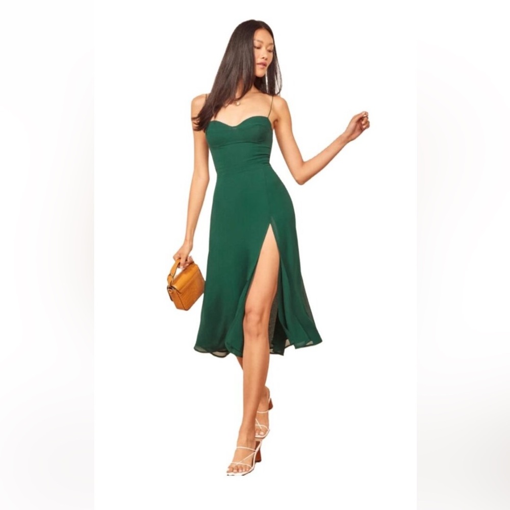 Reformation Juliette High Slit Dress Size 2